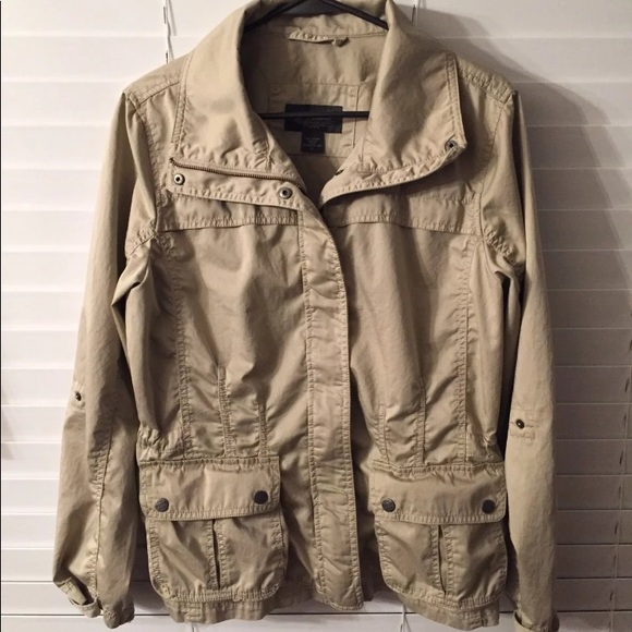 Eddie bauer khaki jacket Clearance